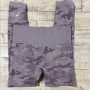 Gymshark Purple Camo Leggings